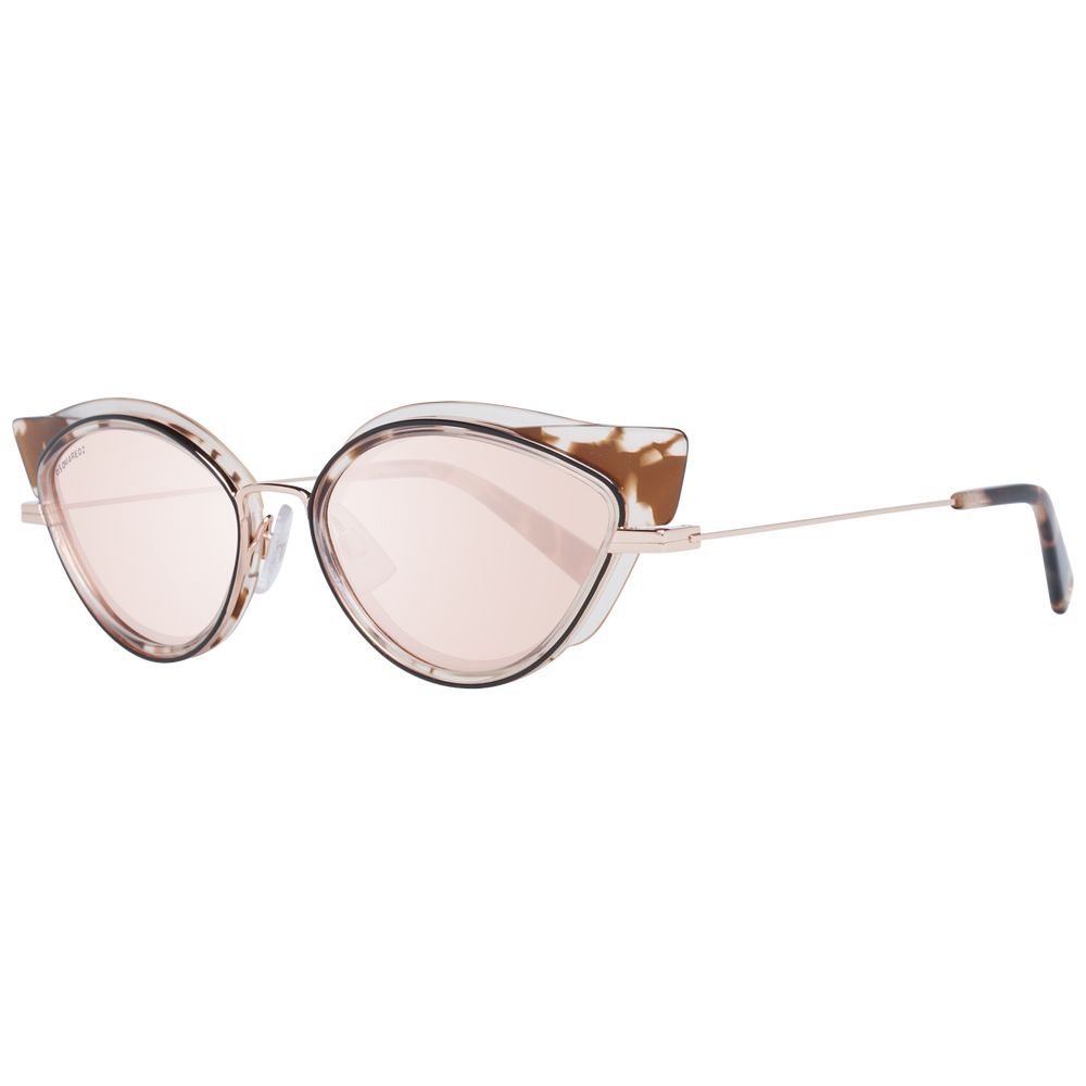 Dsquared² Brown Metal & Plastic Sunglasses