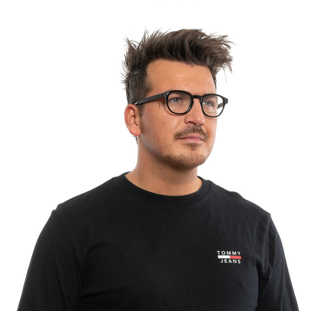 Ermenegildo Zegna Black Plastic Glasses (Frames)