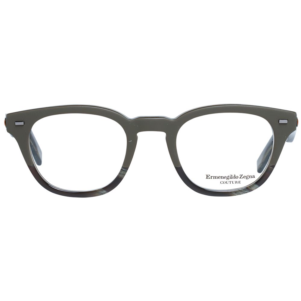 Ermenegildo Zegna Olive Plastic Glasses (Frames)