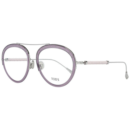 Tod's Purple Metal & Leather Glasses (Frames)