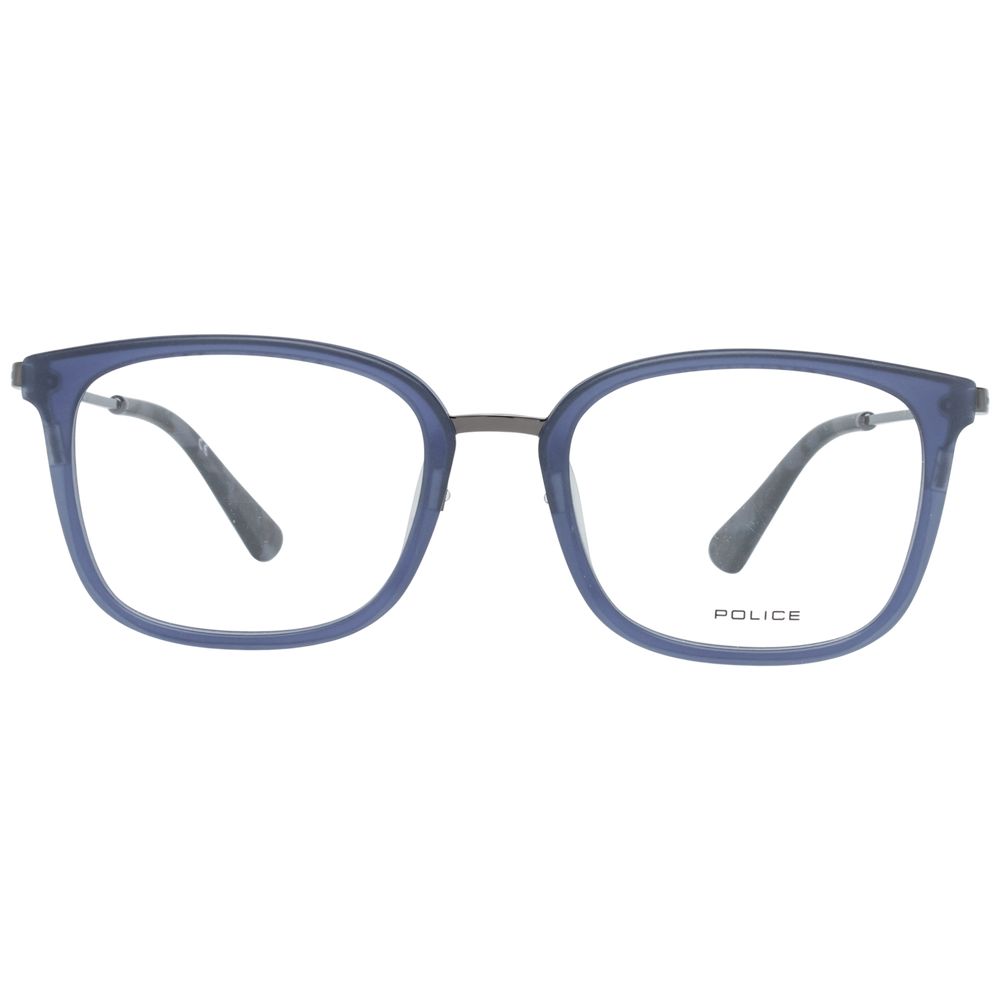 Police Blue Men Glasses Frame