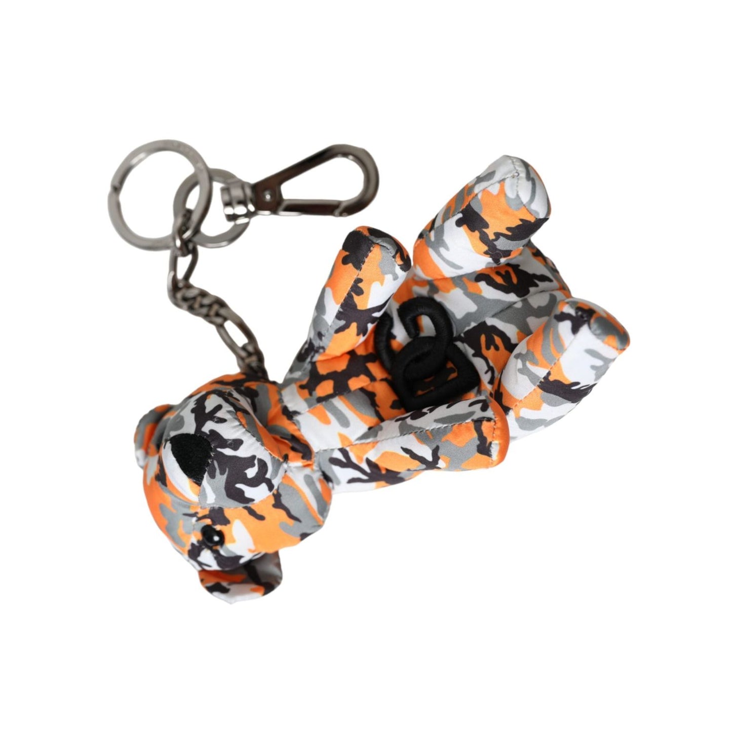 Dolce & Gabbana Multicolor Camouflage Animal Silhouette Keychain Keyring
