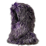 Dolce & Gabbana Purple Faux Fur Whole Head Wrap Hat HAT9566-57