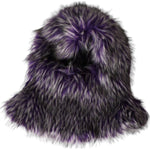 Dolce & Gabbana Purple Faux Fur Whole Head Wrap Hat HAT9566-57
