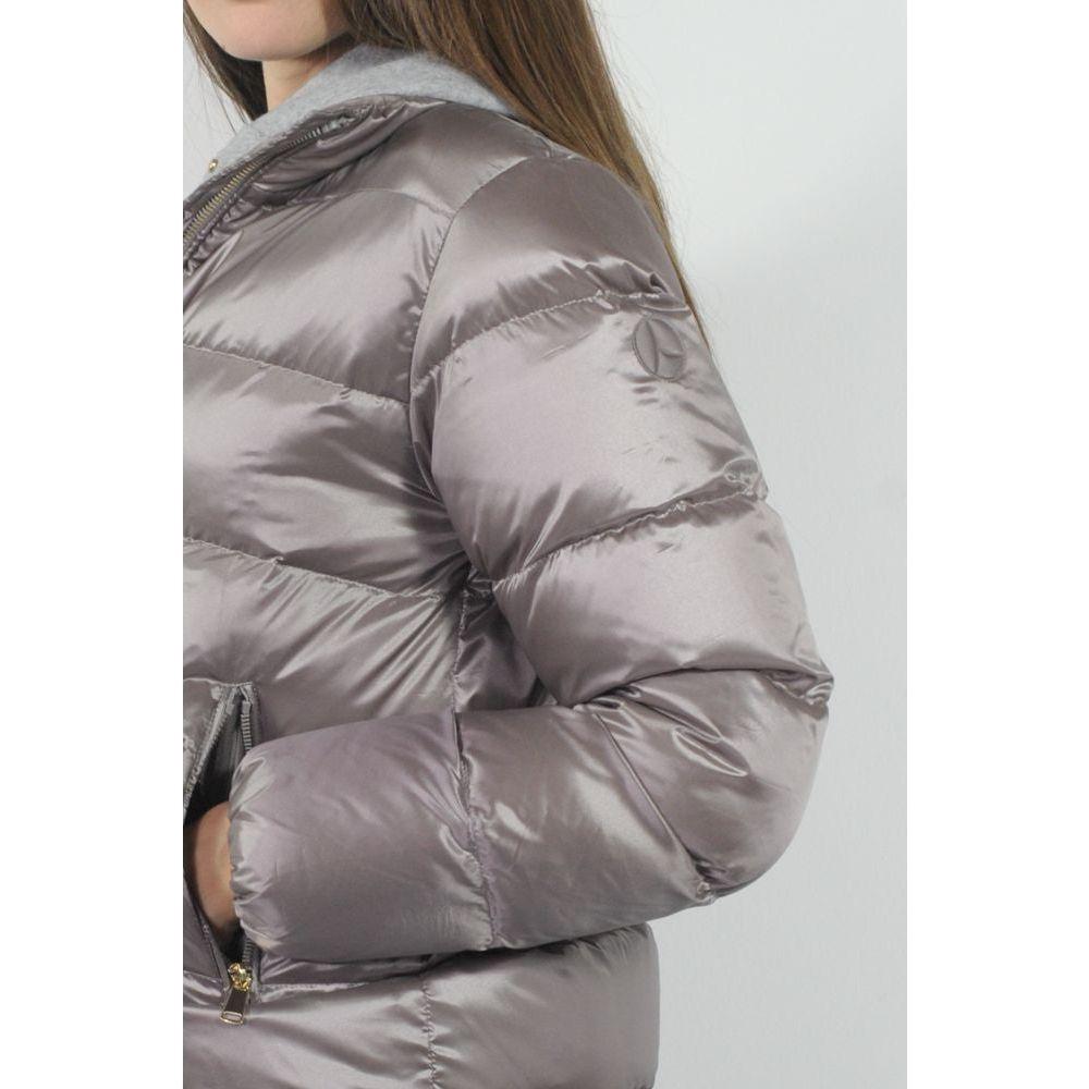 People Of Shibuya Grigio Poliestere Women's Quilted Jacket