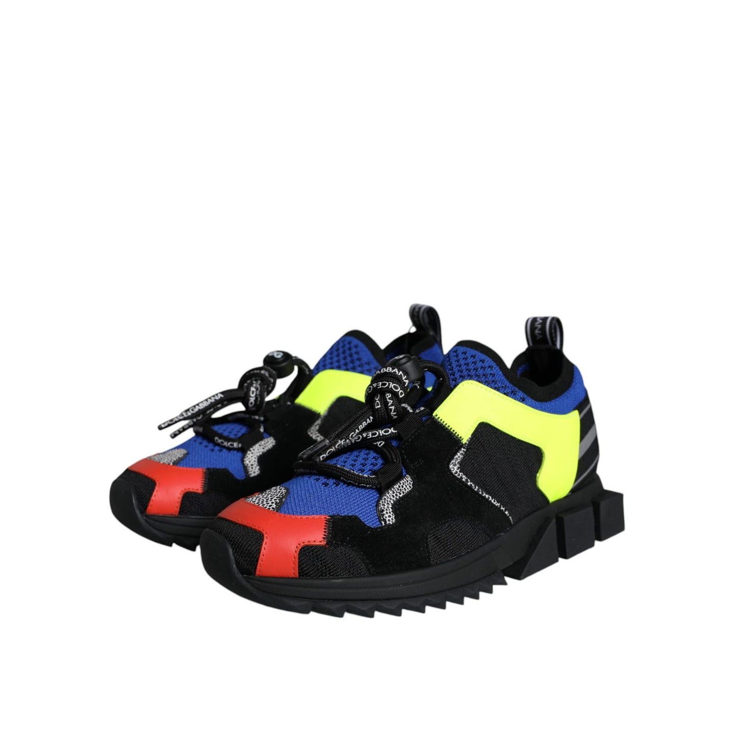 Dolce & Gabbana Multicolor Mesh Sorrento Trekking Sneakers Shoes