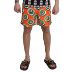 Dolce & Gabbana Orange Cupcake Beachwear Shorts Swimwear BIK1087-IT4