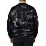 Dolce & Gabbana Black Camouflage Round Neck Sweatshirt Sweater TSH86622-42