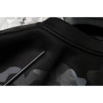 Dolce & Gabbana Black Camouflage Round Neck Sweatshirt Sweater TSH86622-42