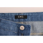 Costume National Elegant Boy Fit Blue Wash Jeans Costume National Dim Gray