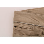 Costume National Beige Super Slim Fit Denim Delight Jeans & Pants Costume National Rosy Brown