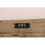 Costume National Beige Super Slim Fit Denim Delight Jeans & Pants Costume National Dim Gray