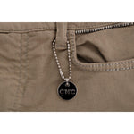 Costume National Beige Super Slim Fit Denim Delight Jeans & Pants Costume National Dim Gray