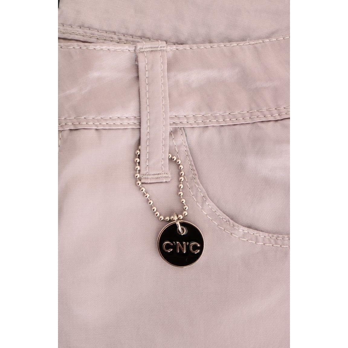 Costume National Beige Cotton Slim Fit Jeans Jeans & Pants