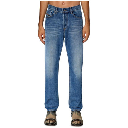 Diesel Blue Cotton Men Jeans