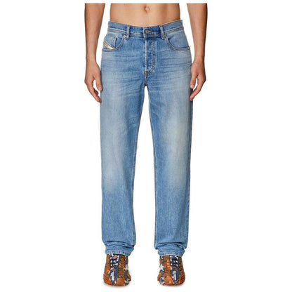 Diesel Blue Cotton Men Jeans