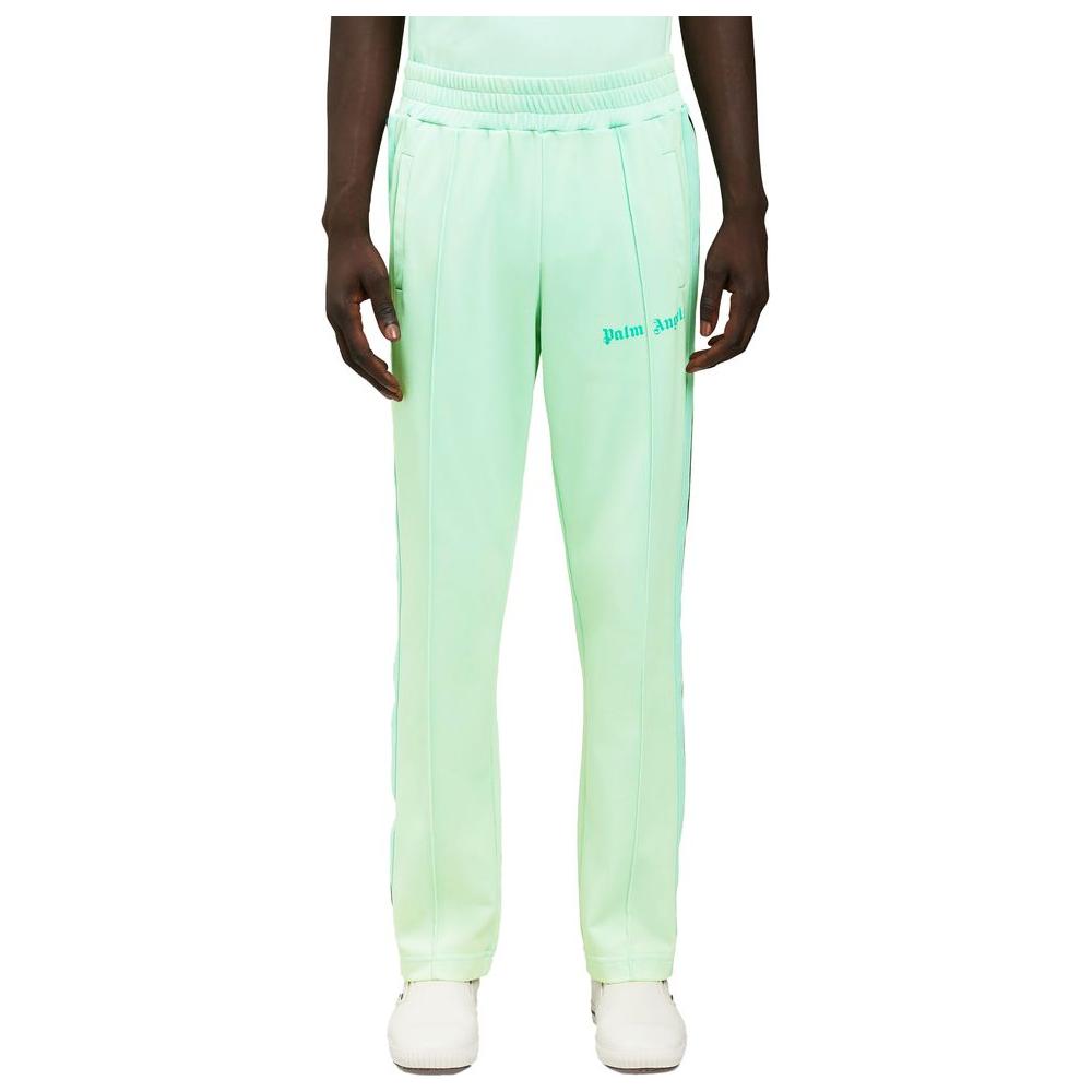 Palm Angels Green Nylon Pant