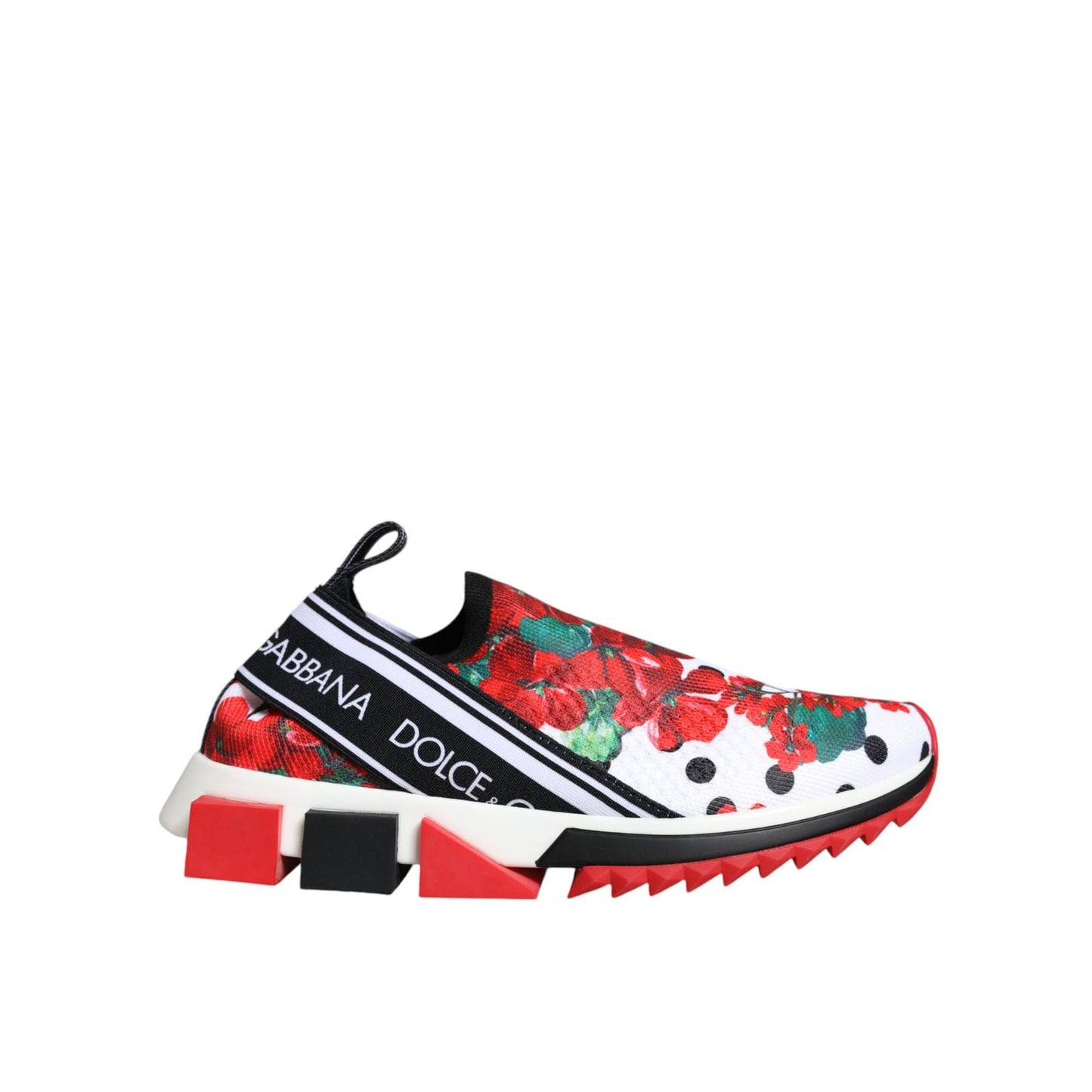 Dolce & Gabbana Multicolor Geranium Sorrento Sneakers Shoes