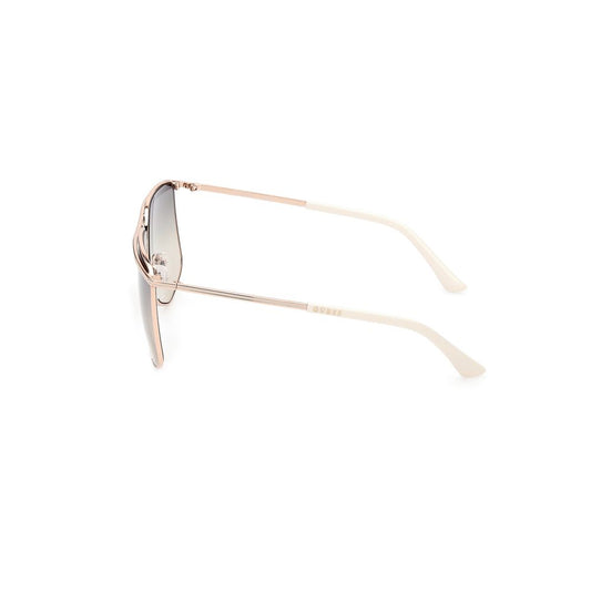 Guess Gold Metal Sunglasses Guess Antique White