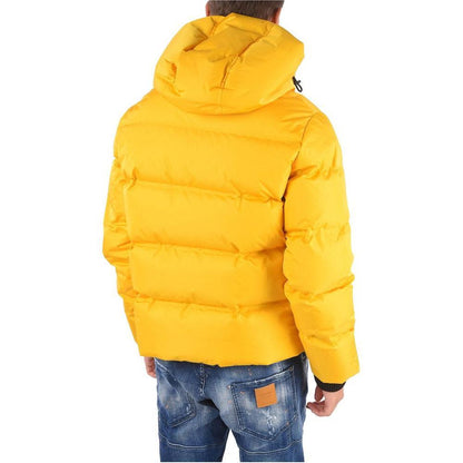 Dsquared² Yellow Nylon Men's Down Jacket