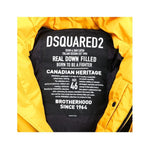 Dsquared² Yellow Nylon Men's Down Jacket DS-14202-IT46 | S