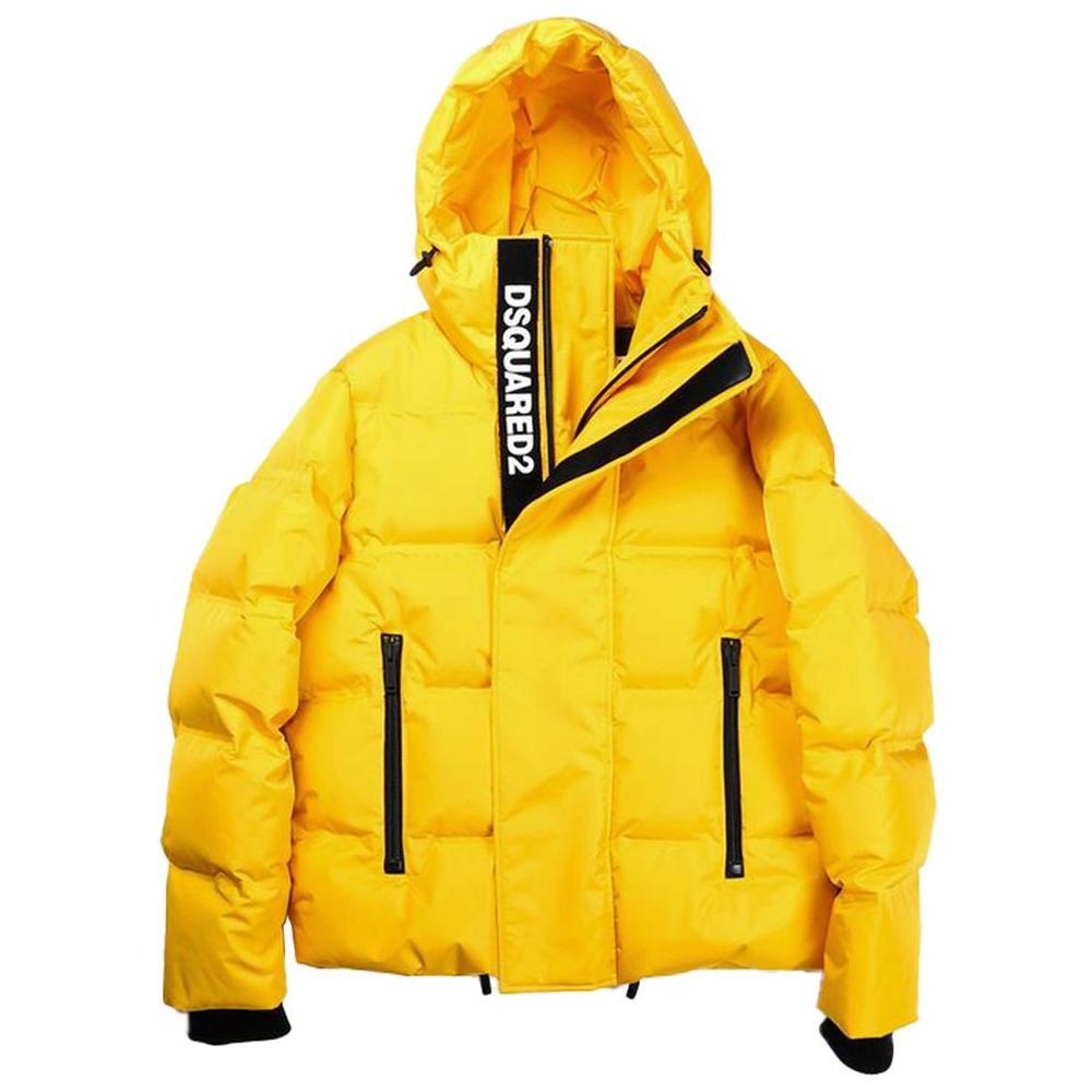 Dsquared² Yellow Nylon Jackets & Coat