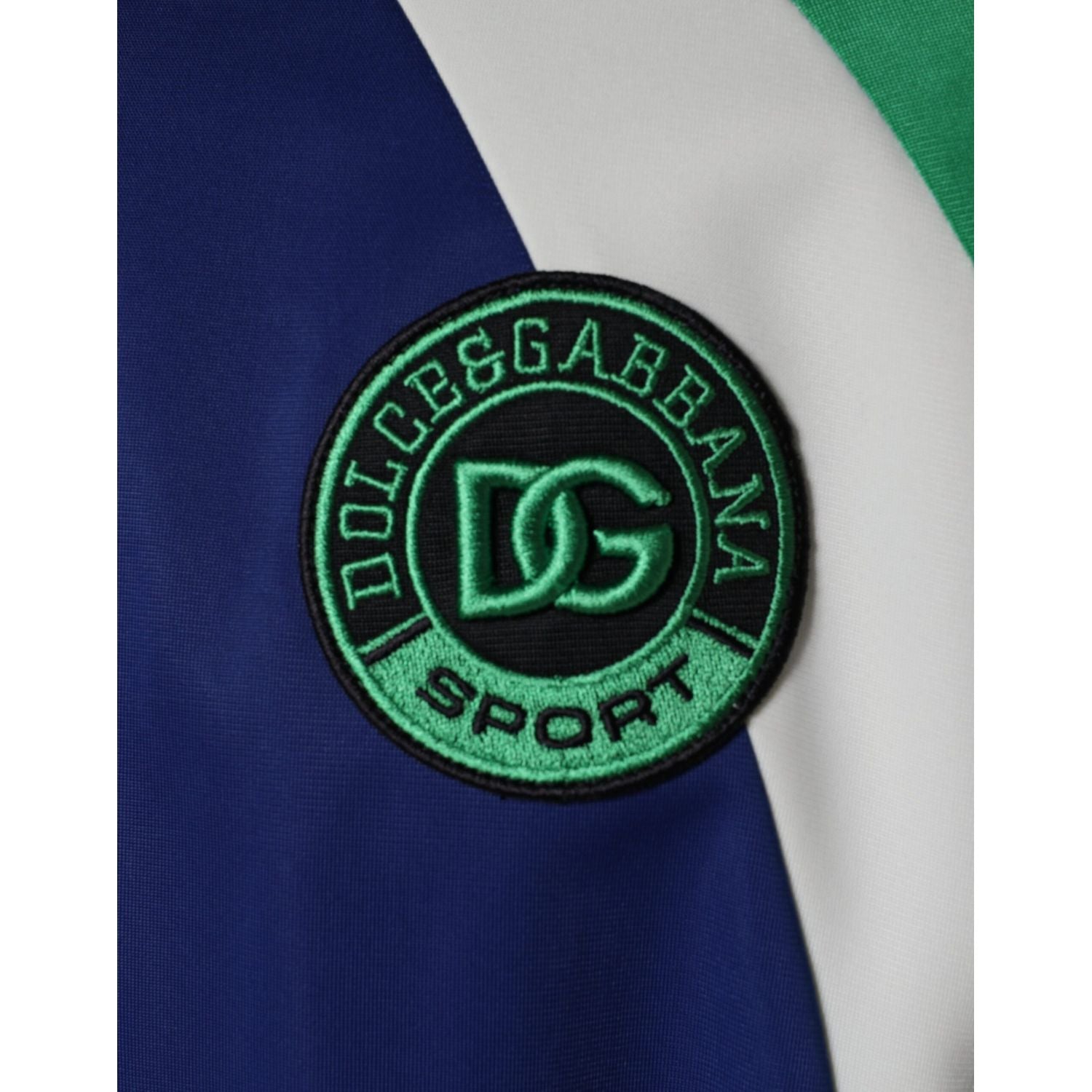 Dolce & Gabbana Multicolor Polyester Full Zip Bomber Jacket