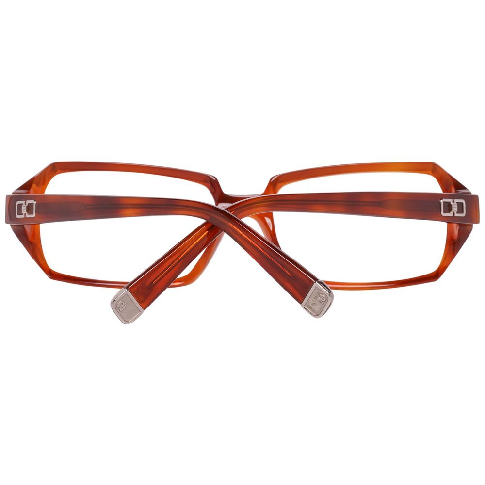 Dsquared² Brown Plastic Frames DQ5019-053-54 for women, featuring brown plastic design with dimensions 54/16/135 mm.