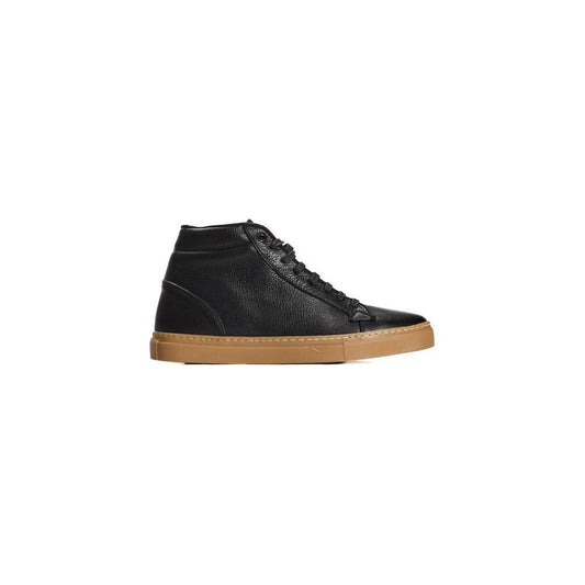 Roberto Pepe Luxury Black Calfskin Men Sneaker RO-24747-EU41/US8