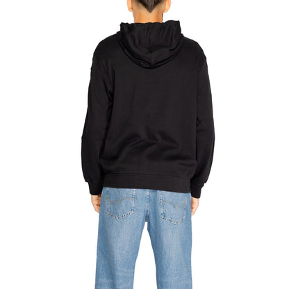 Armani Exchange Black Cotton Hoodie