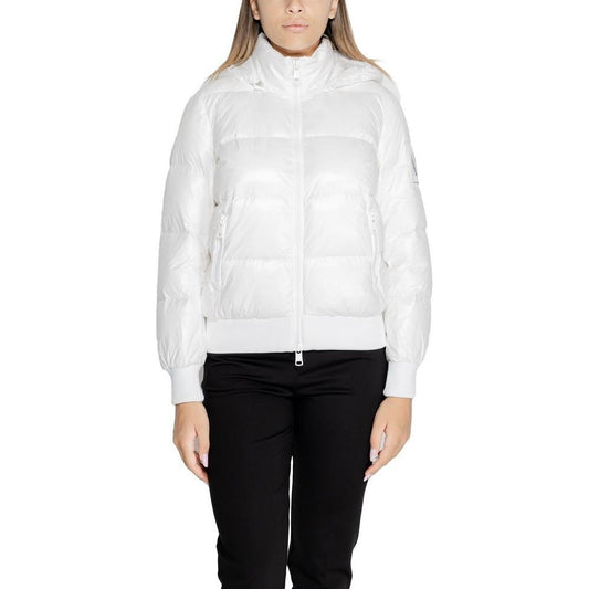 Armani Exchange White Polyamide Jackets & Coat