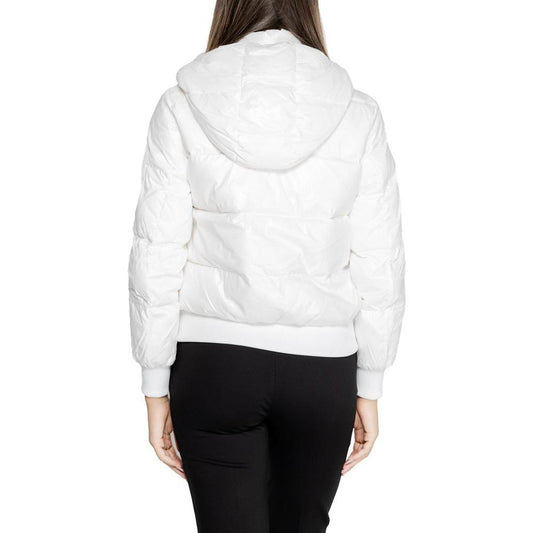 Armani Exchange White Polyamide Jackets & Coat