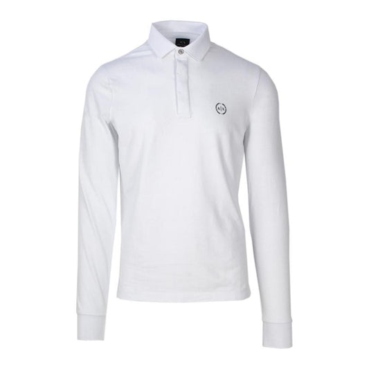 Armani Exchange White Cotton Long Sleeve AR-2160700008-IT52 | XL