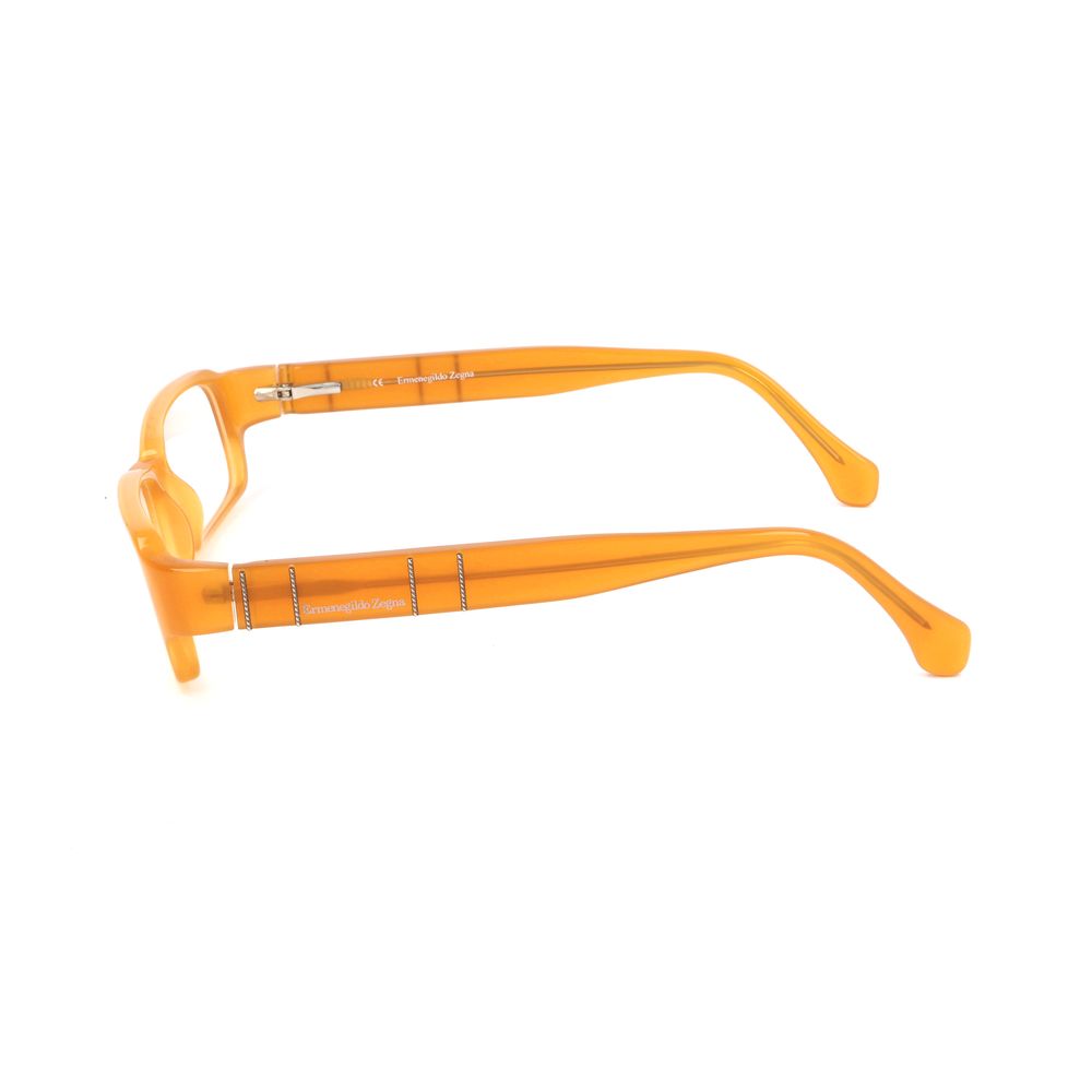 Ermenegildo Zegna Yellow Plastic Frames side view showcasing design and material.