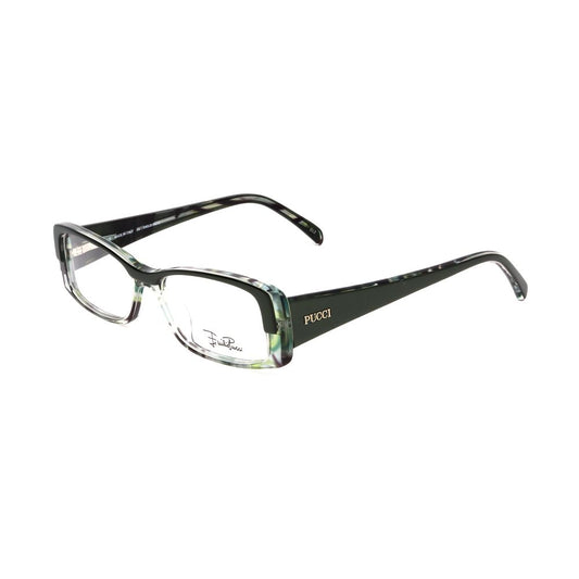 Emilio Pucci Gray Plastic Frames with clear lenses, model EP2651024, featuring measurements 50/15/135mm.