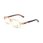 Alt Tag: Tod's Orange Acetate Frames for women, model TO501804452, featuring lens/bridge/temple dimensions of 52/15/135 mm.