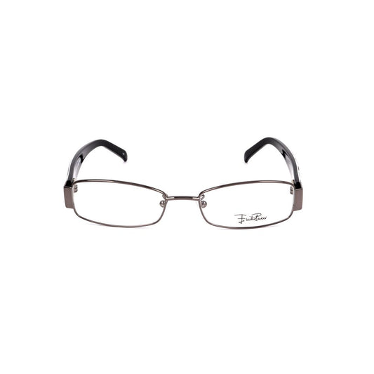 Emilio Pucci Gray Metal Frames - Women's glasses EP213606950 in ruthenium gray metal, size 50/17/135mm