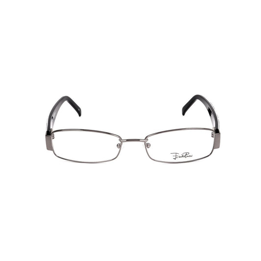 Emilio Pucci Gray Metal Frames in ruthenium gray with dimensions 52/17/135 mm, stylish eyewear for women.