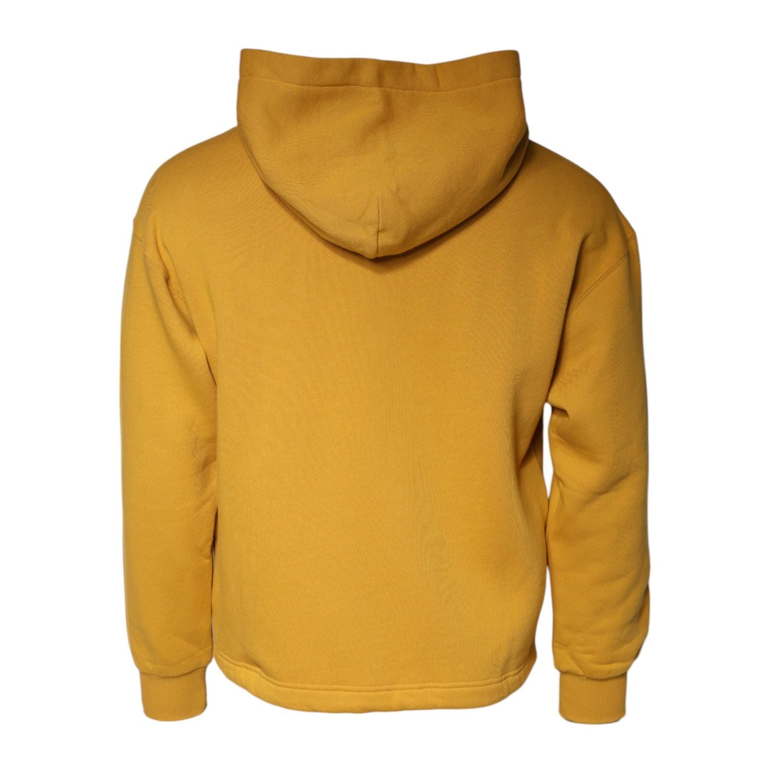 Dolce & Gabbana Mustard DG Hooded Men Sweatshirt Sweater
