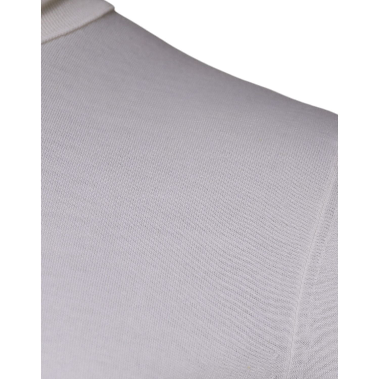 Dolce & Gabbana White Long Sleeve Turtleneck Men Pullover Sweater