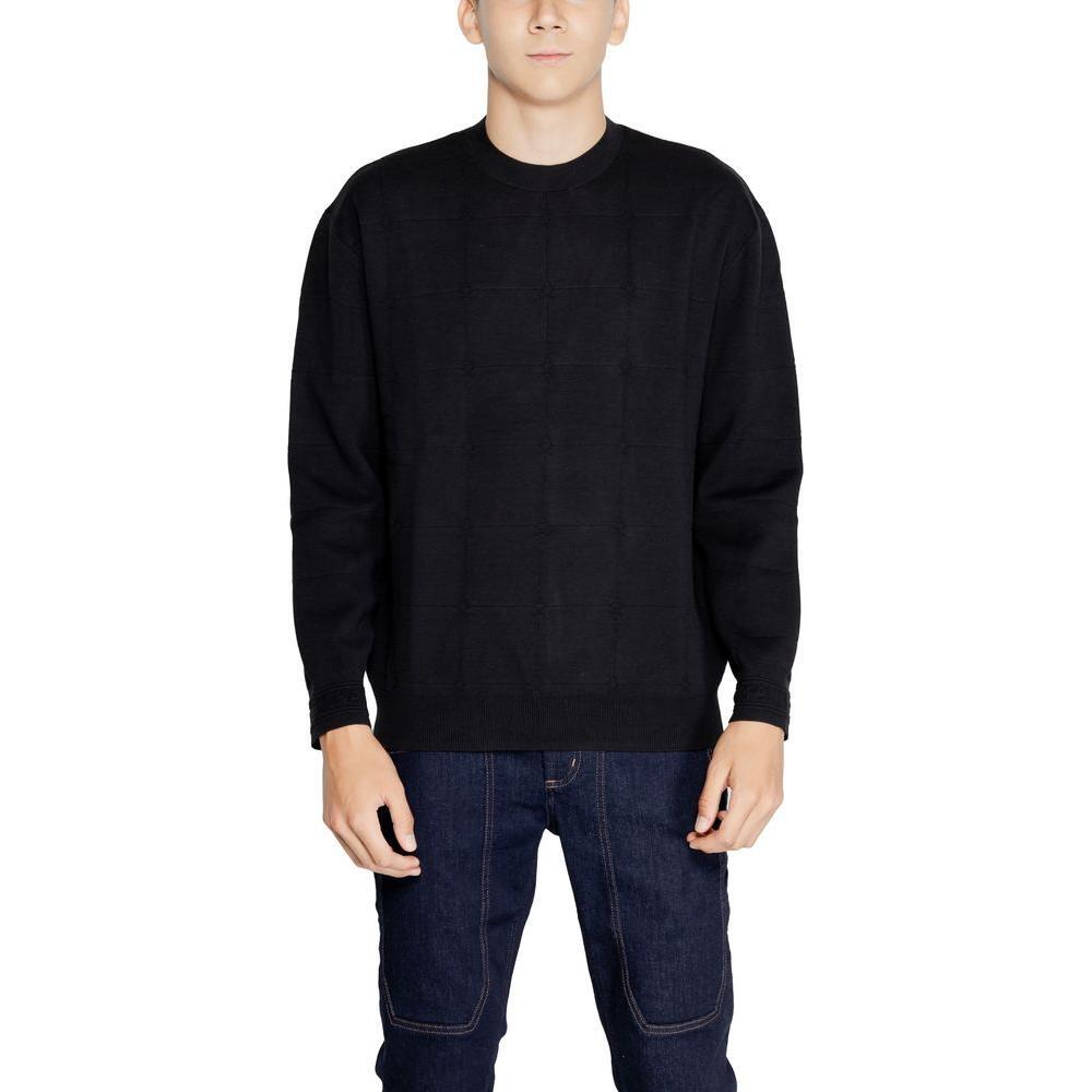 Armani Exchange Black Cotton Sportswear AR-14712400009-IT42 | XS