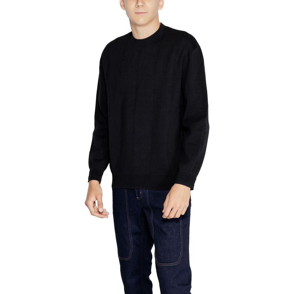 Armani Exchange Black Cotton Sportswear AR-14712400009-IT42 | XS