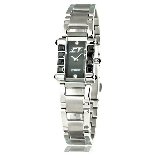 Chronotech Silver Stainless Steel Dress Watch