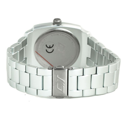 Chronotech Silver Stainless Steel Dress Watch
