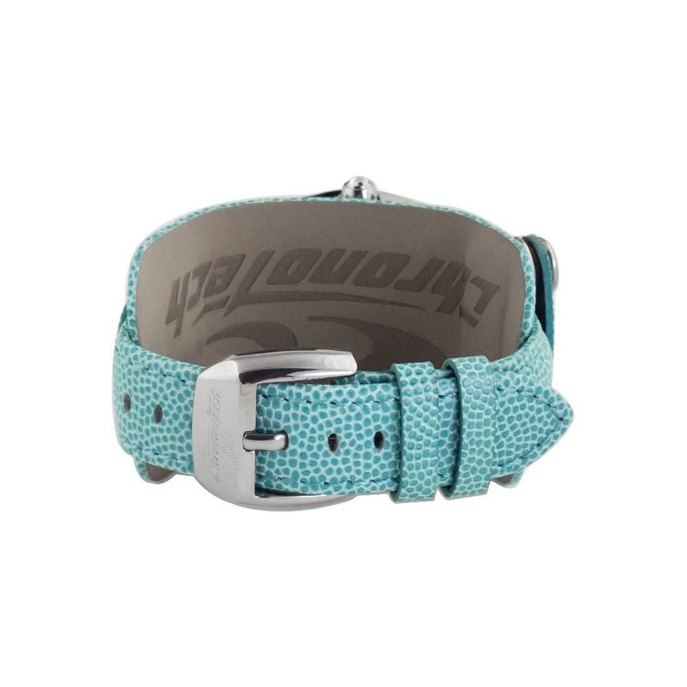 Chronotech Blue Leather Watch