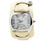 Chronotech Beige Leather Watch