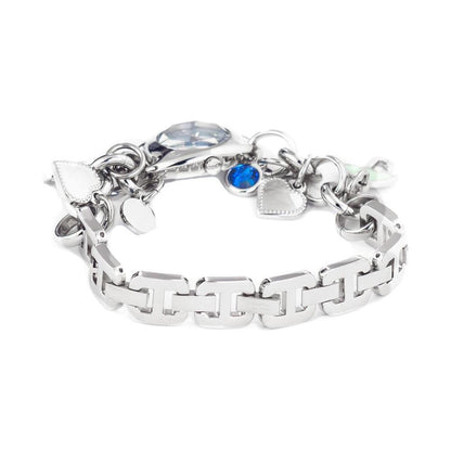 Chronotech Silver Stainless Steel Watch