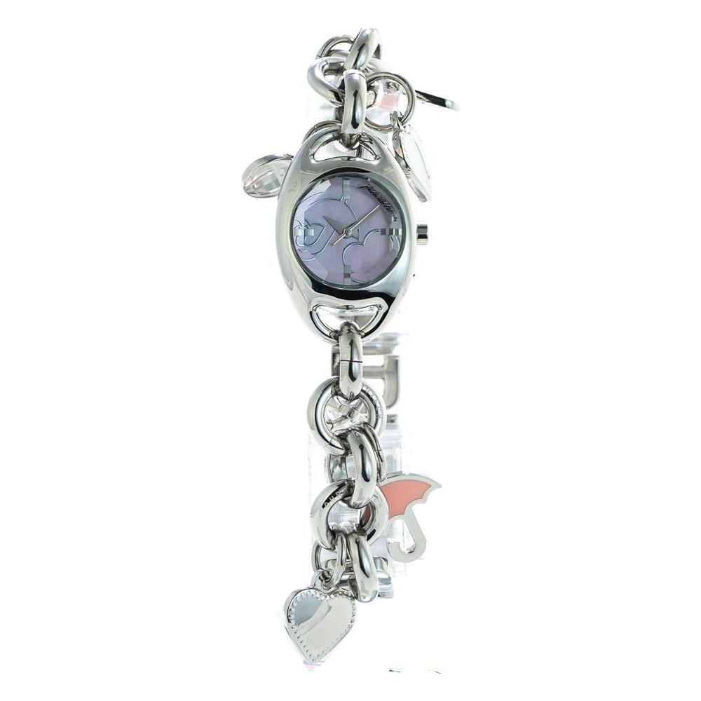 Chronotech Silver Stainless Steel Dress Watch