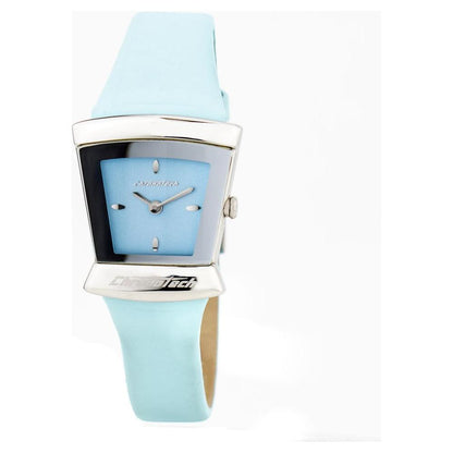 Chronotech Blue Leather Watch