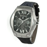 Chronotech Black Leather Watch CHCT7693J01AC